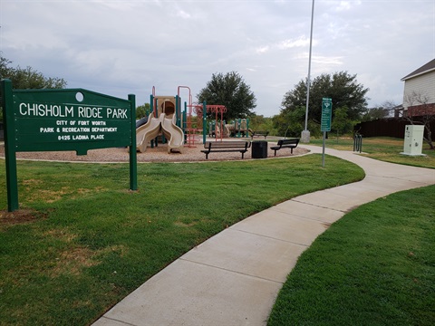 Chisholm Ridge Park Sign