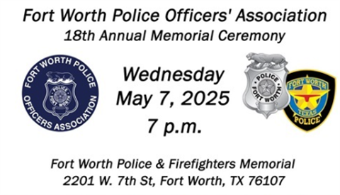 FWPD Police Association Memorial Ceremony