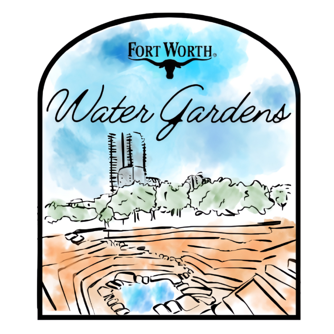 Fort Worth Water Gardens logo
