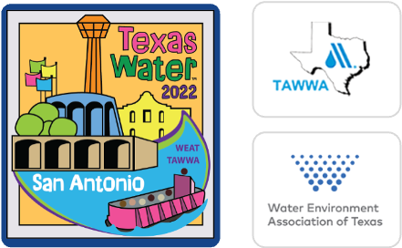 Logo of the Watermark award won for Communication Excellence at Texas Water