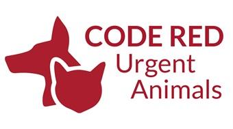 Code Red urgent animal logo