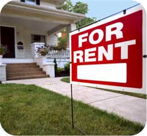 for rent sign in front yard