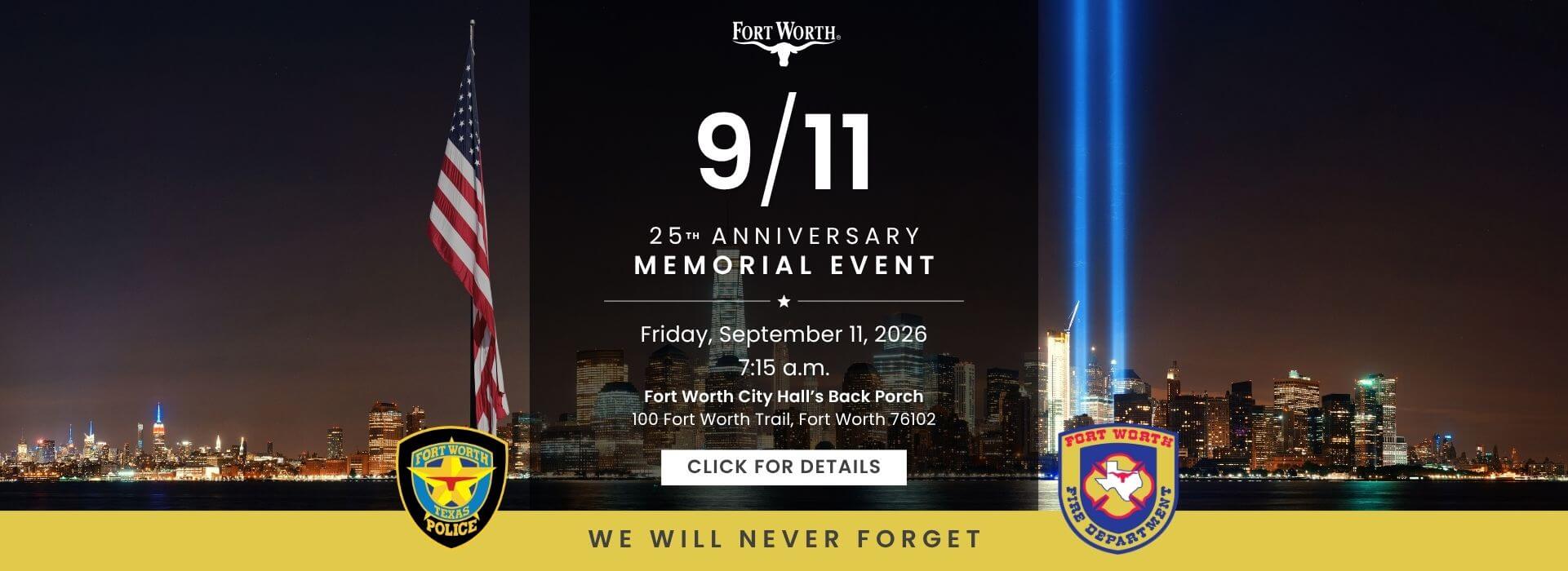 9/11 25th Anniversary Memorial Event