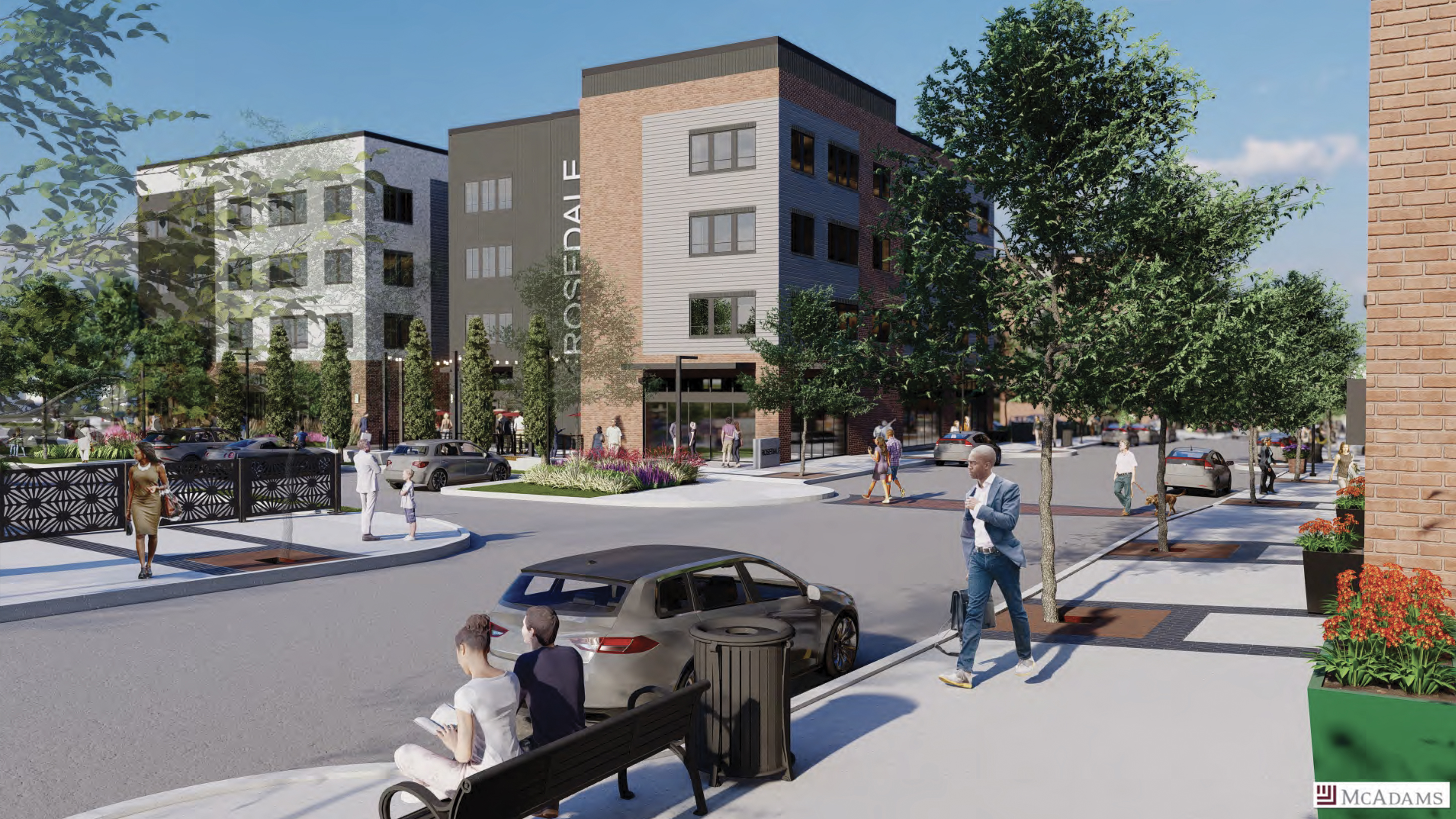 Evans and Rosedale project rendering main view