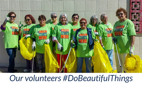 Volunteers for keeping Fort Worth Beautiful group phot