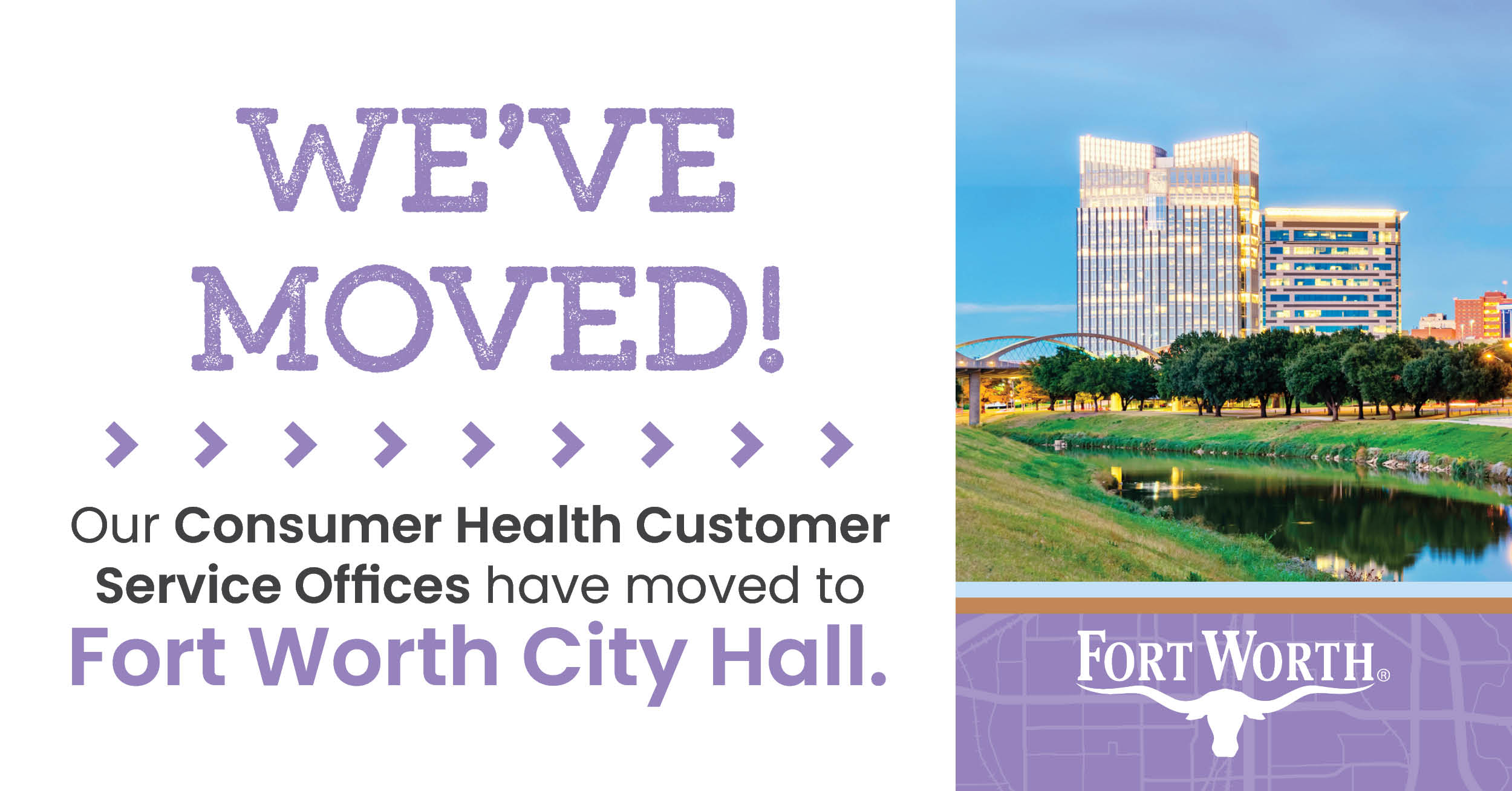Consumer Health We've Moved Banner