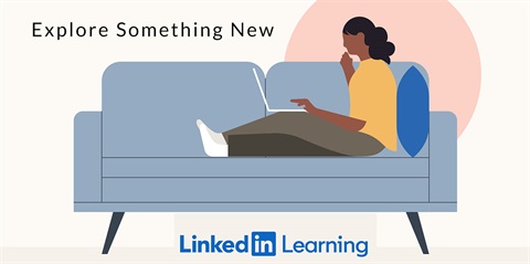woman on couch with logo and words 
