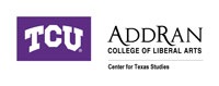 The Center For Texas Studies at TCU AddRan College of Liberal Arts logo