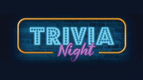 Trivia night glowing sign