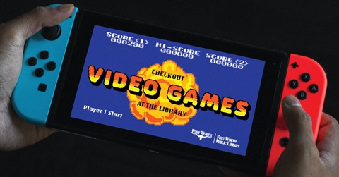 Check out video games at the library