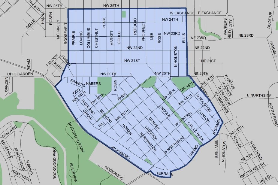 Northside Area map