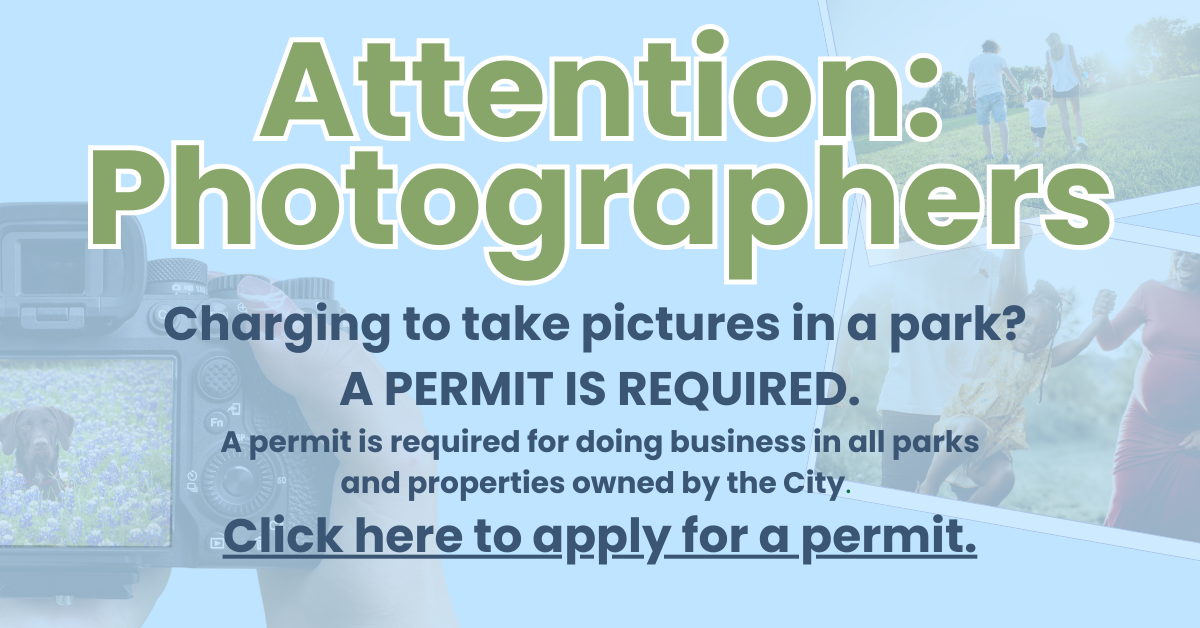 A permit is required for all professional photographers.