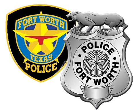 Fort Worth PD Badges with no background