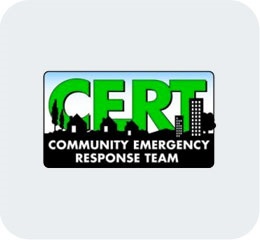 Community Emergency Response Team button