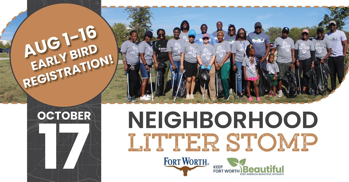 Neighborhood Litter Stomp: October 17, 2026