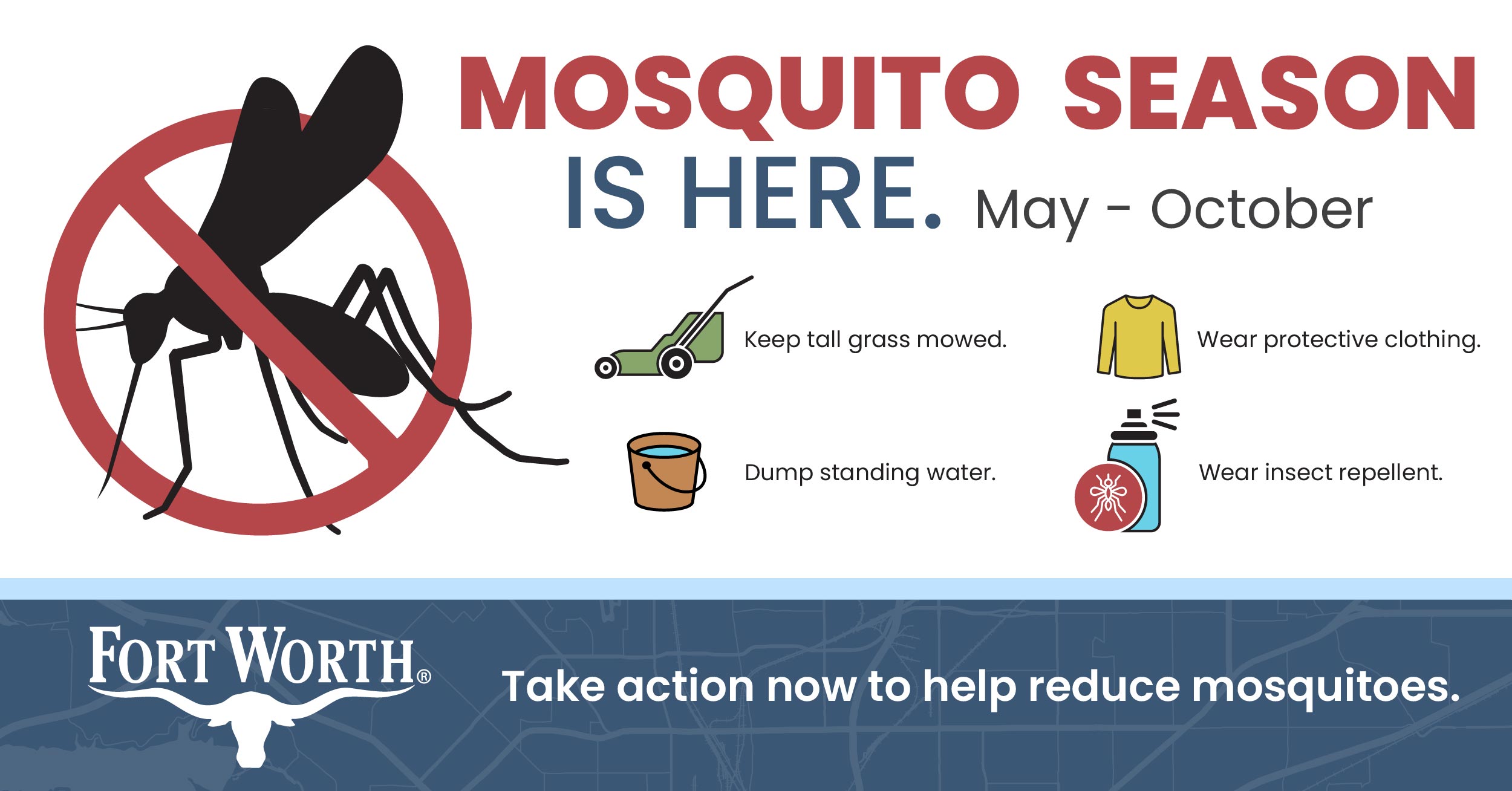 Mosquito Season is here flyer