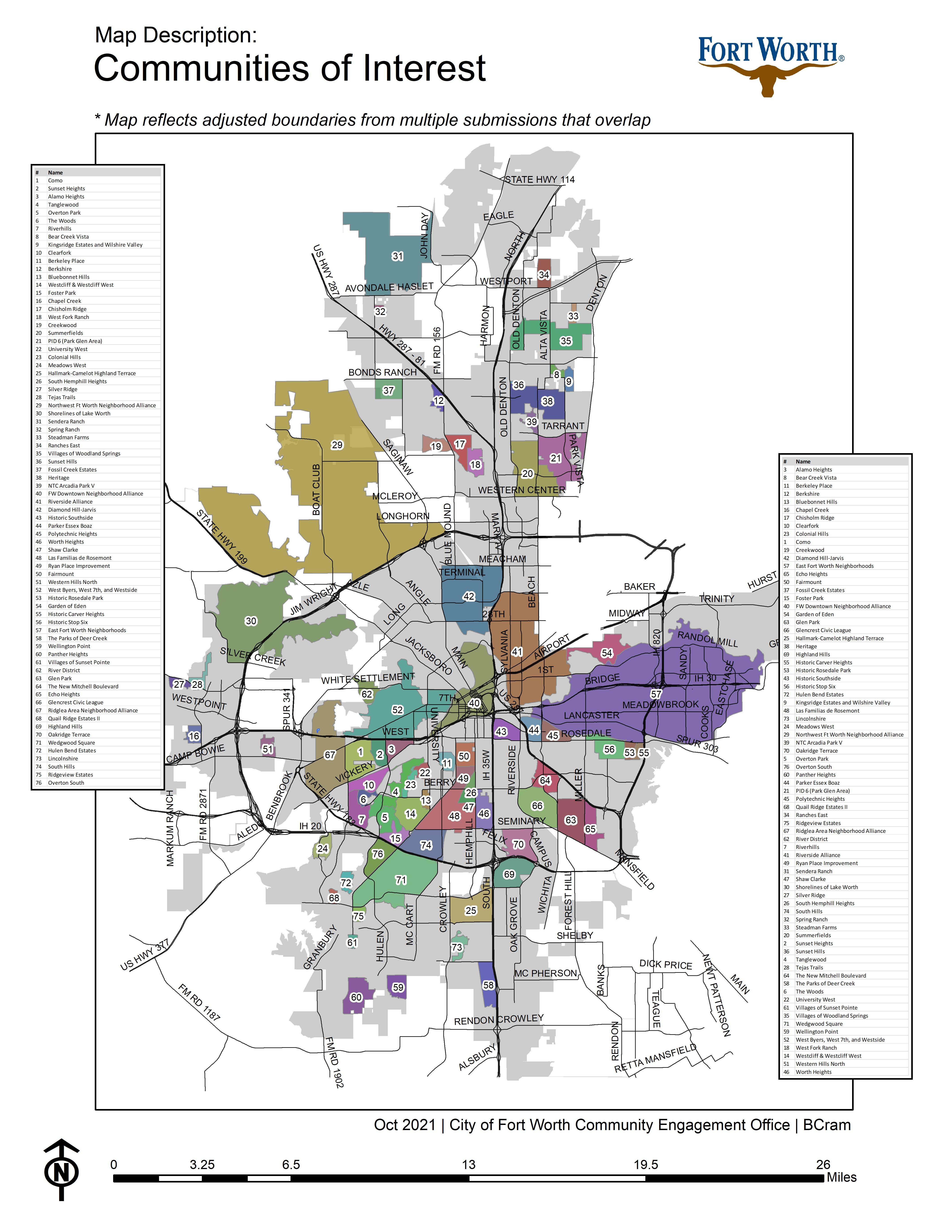 Communities of Interest Map