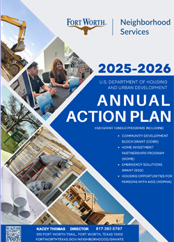 2025-2026 Annual Action Plan booklet cover