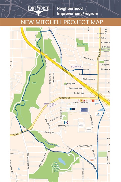 New Mitchell-Map Area Map
