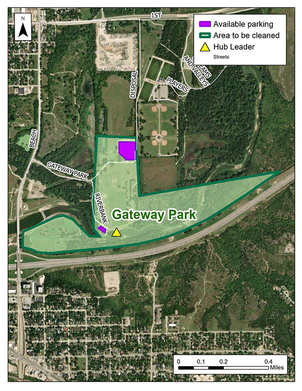 cowtown cleanup hub map 5
